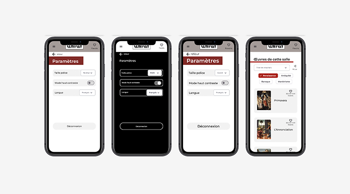 Bilder der App Artefakt
