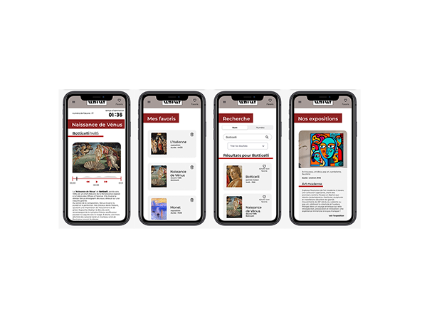 Images de l'application ArteFakt
