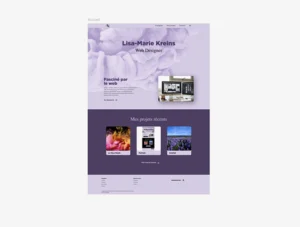 Page portfolio de Lisa-Marie Kreins