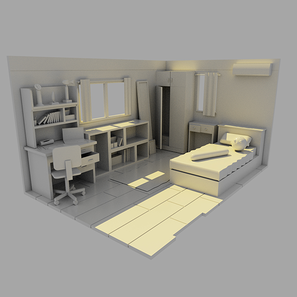 rendu du projet avec lumière